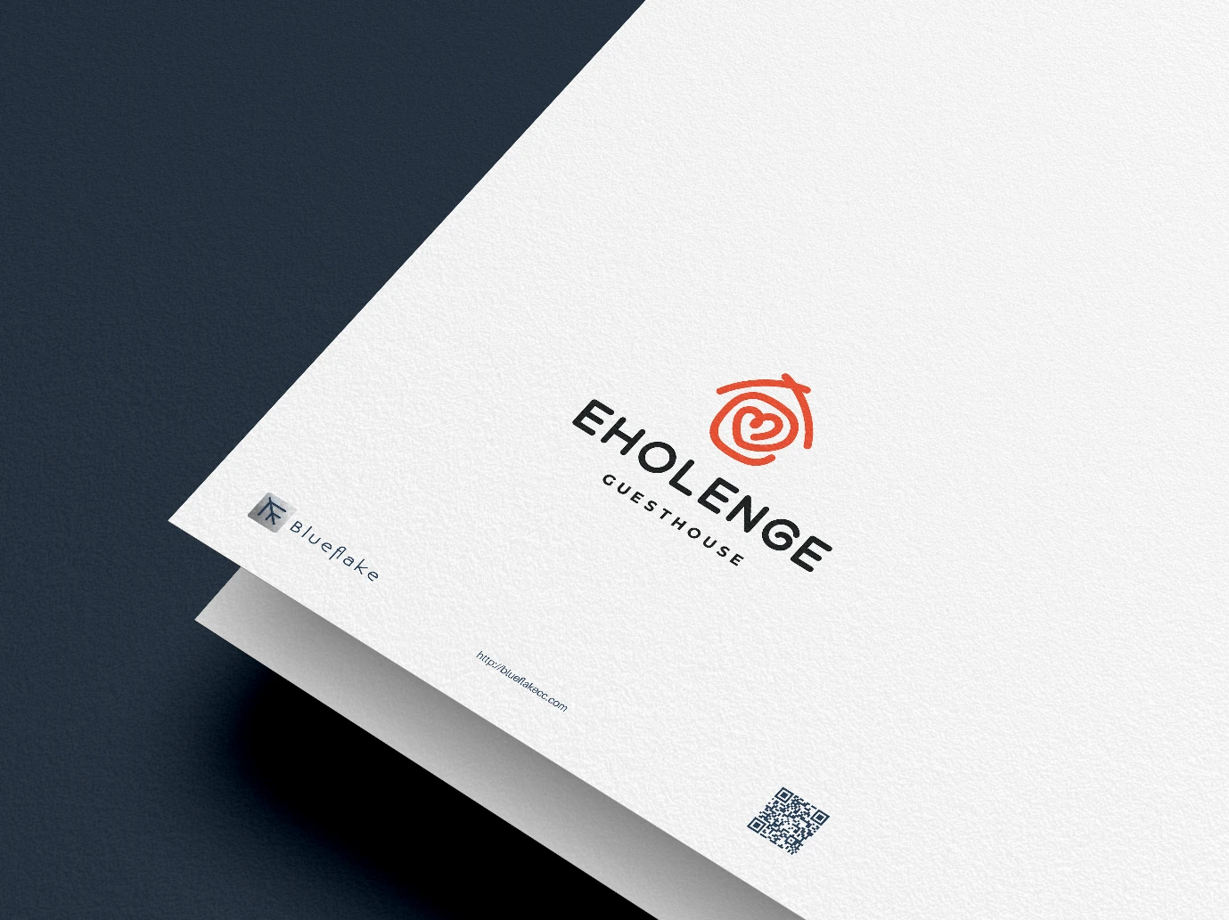 Eholenge Guesthouse — brand identity & stationery