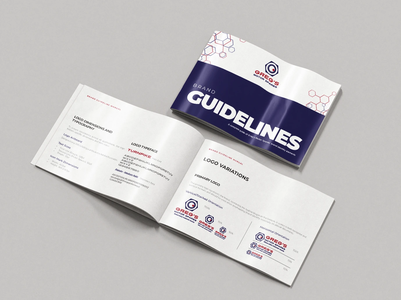 Greg’s Motor Spares — brand guidelines