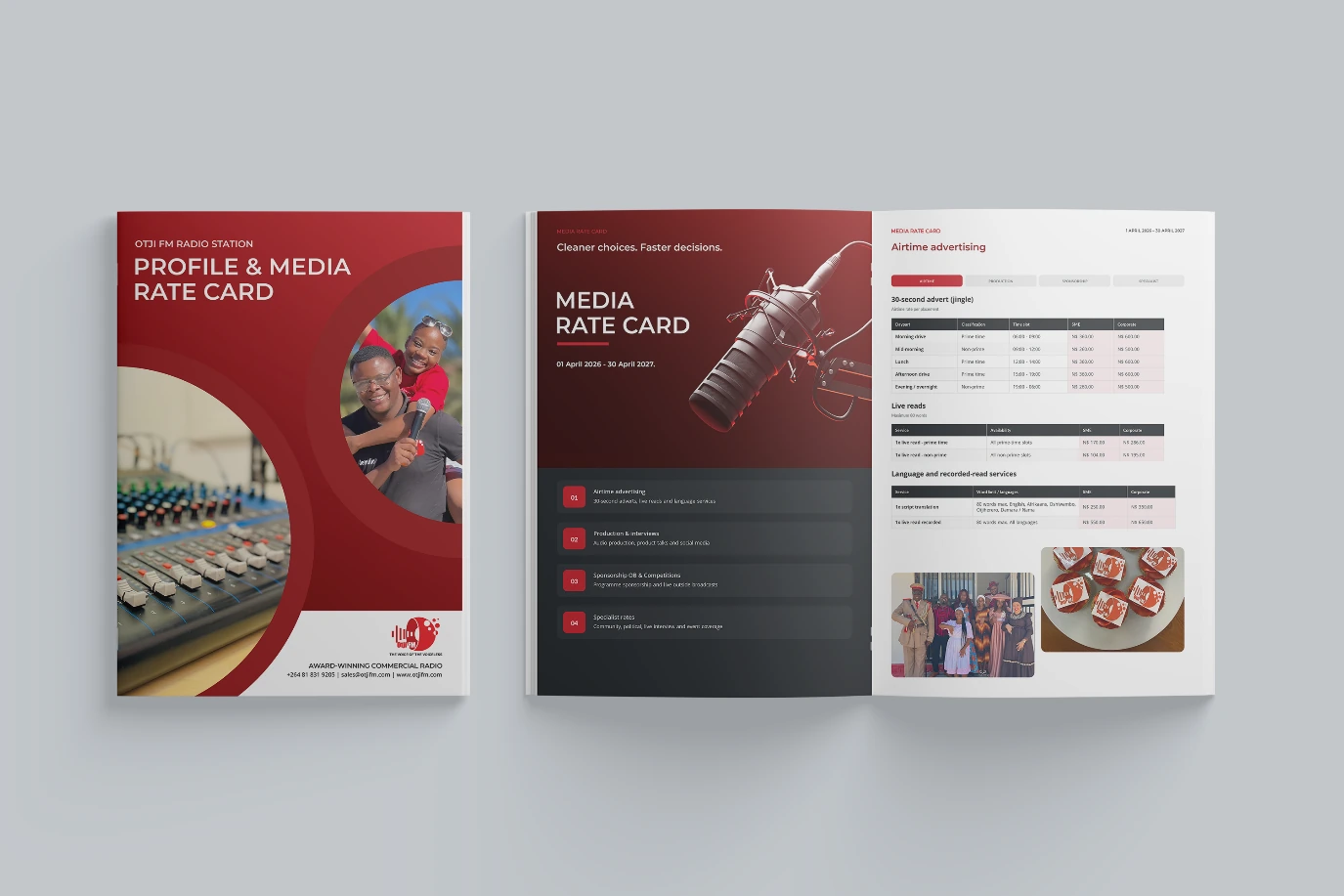 OtjiFM Radio Station — station profile & media rate card