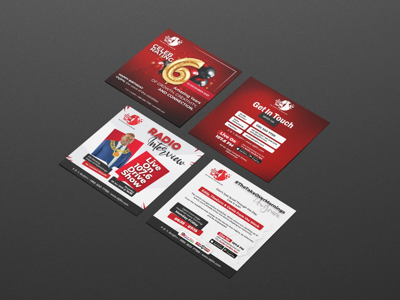 OtjiFM Radio Station — printed communication